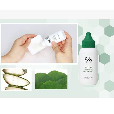 Заспокійлива сироватка для проблемної шкіри Dr.Ceuracle AC Cure Green Two, 50 мл Купити в офіційному магазині Україні