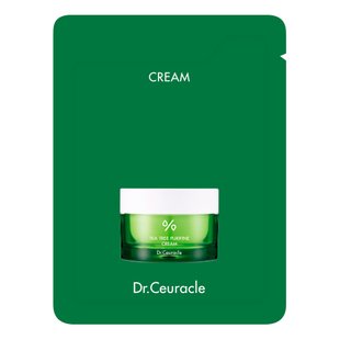 Крем з екстрактом чайного дерева Dr.Ceuracle Tea Tree Purifine Cream, 2 мл Купити в офіційному магазині Україні