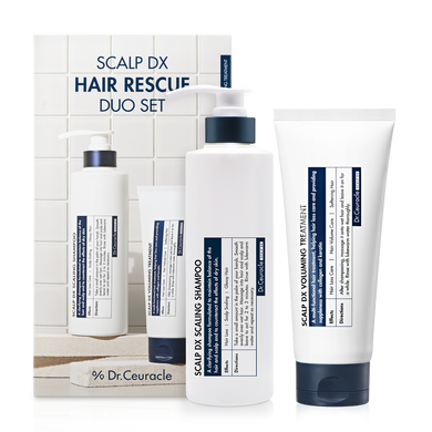 Набор для укрепления волос Dr.Ceuracle Scalp DX Hair Rescue Duo Set, 2 в 1 Купить в официальном магазине Украине