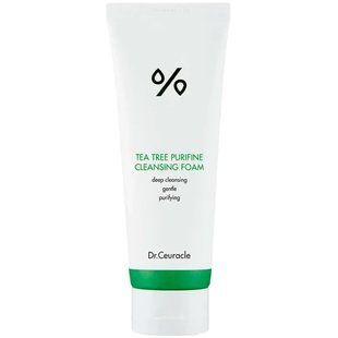 Гель-пенка для умывания с экстрактом чайного дерева Dr.Ceuracle Tea Tree Purifine 30 Cleansing Foam, 150 мл Купить в официальном магазине Украине