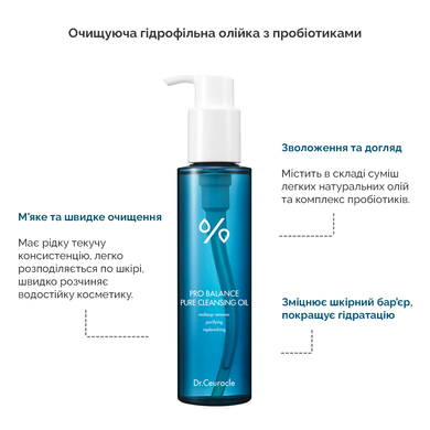 Очищающее гидрофильное масло с пробиотиками Dr.Ceuracle Pro Balance Cleansing Oil, 155 мл Купить в официальном магазине Украине