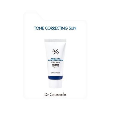 Сонцезахисний освітлюючий крем з пробіотиками Dr.Ceuracle Pro Balance Biotics Clear Up Sun SPF 50+ PA++++, тестер 2мл Купити в офіційному магазині Україні