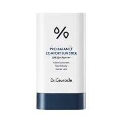 Сонцезахисний стік з пробіотиками для обличчя та тіла Dr. Ceuracle Pro Balance Comfort Sun Stick SPF50+ PA++++, 18 г Купити в офіційному магазині Україні