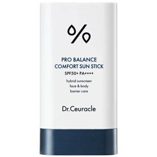 Сонцезахисний стік з пробіотиками для обличчя та тіла Dr. Ceuracle Pro Balance Comfort Sun Stick SPF50+ PA++++, 18 г Купити в офіційному магазині Україні