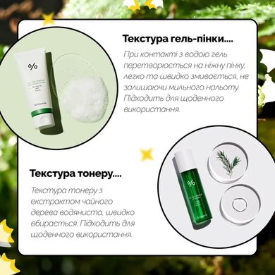 Набор средств с чайным деревом (тонер + умывальная пенка) Dr.Ceuracle Tea Tree Purifine Duo Set, 2 в 1 Купить в официальном магазине Украине