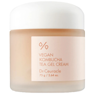 Веганський крем-гель з екстрактом комбучі Dr.Ceuracle Vegan Kombucha Tea Gel Cream, 75 г Купити в офіційному магазині Україні