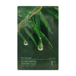 Заспокійлива маска з екстрактом чайного дерева Dr.Ceuracle Tea Tree Purifine Soothing Mask, 23 мл Купити в офіційному магазині Україні