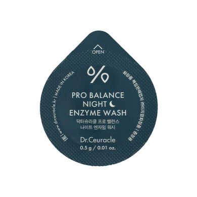 Вечерняя энзимная пудра с пробиотиками Dr.Ceuracle Pro-Balance Night Enzyme Wash, 0.5 г Купить в официальном магазине Украине